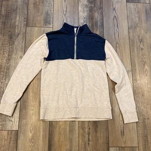 Boy’s JCREW CREWCUTS quarter zip sweatshirt, size XL
